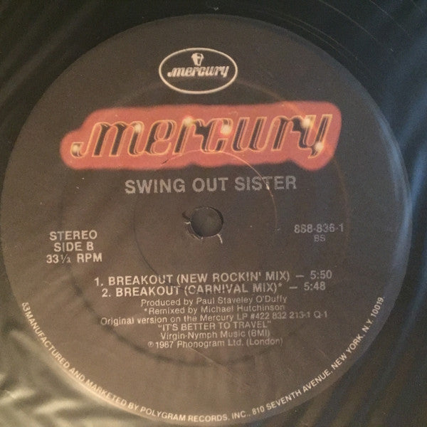 Swing Out Sister - Breakout