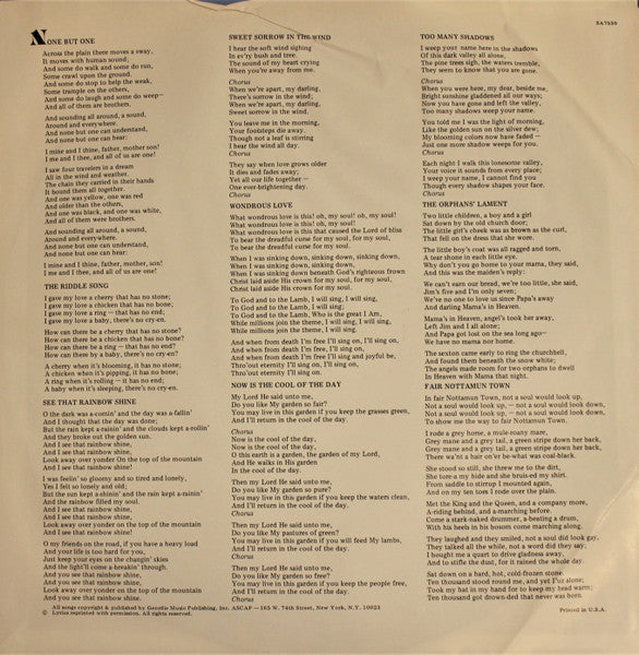 Jean Ritchie - None But One