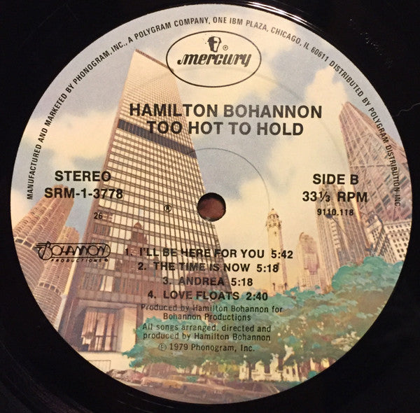 Hamilton Bohannon - Too Hot To Hold
