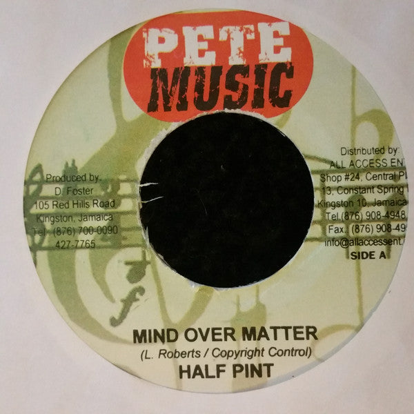 Half Pint (3) - Mind Over Matter