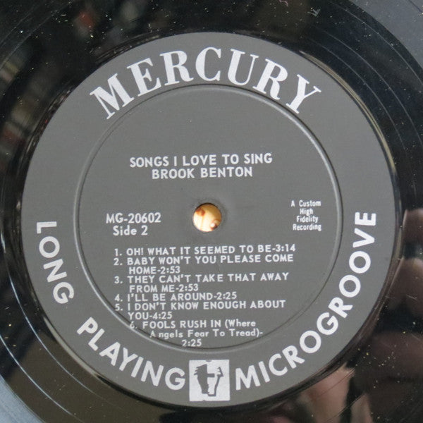 Brook Benton - Songs I Love To Sing