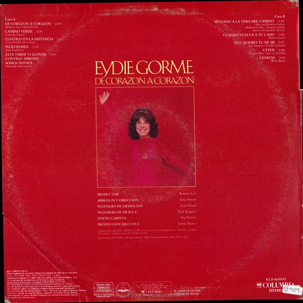 Eydie Gormé - De Corazon a Corazon