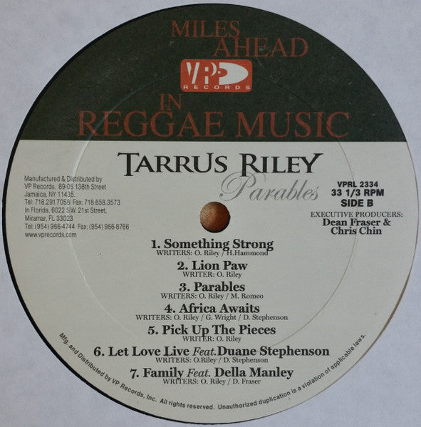 Tarrus Riley - Parables