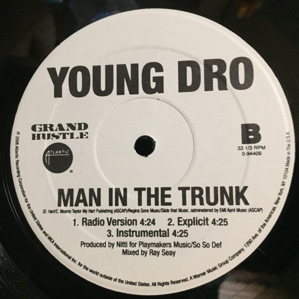 Young Dro - Rubberband Banks / Man In The Trunk