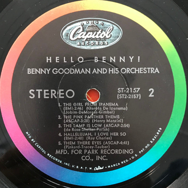 Benny Goodman - Hello Benny!