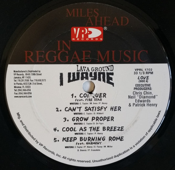 I Wayne - Lava Ground