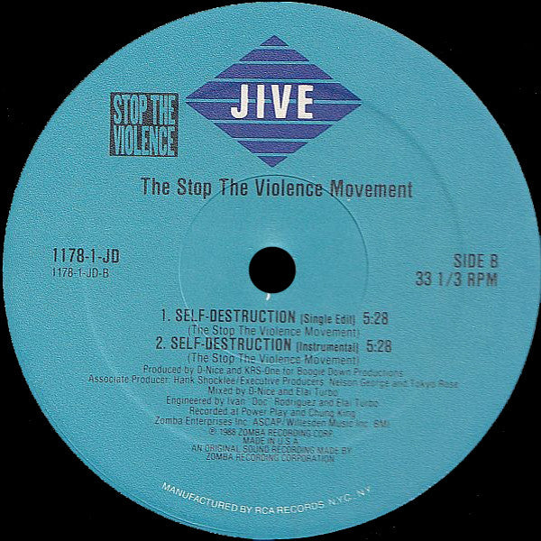 The Stop The Violence Movement - Self Destruction