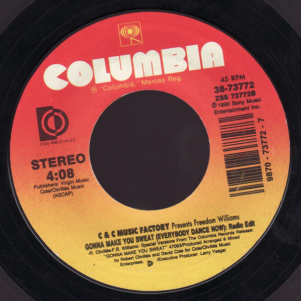 C + C Music Factory - Here We Go / Gonna Make You Sweat (Everybody Dance Now)