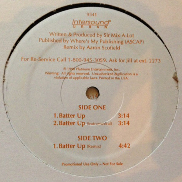 Sir Mix-A-Lot - Batter Up