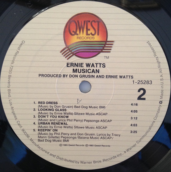 Ernie Watts - Musican