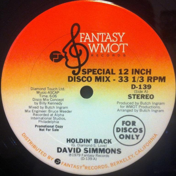 David Simmons (2) - Holdin' Back