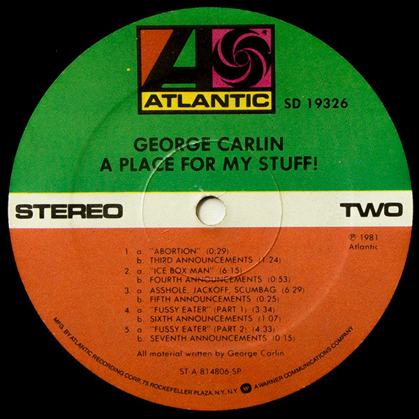 George Carlin - A Place For My Stuff