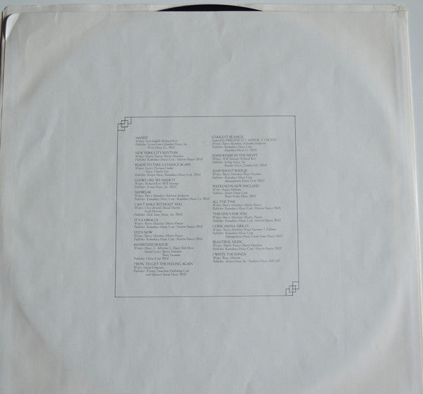 Barry Manilow - Greatest Hits