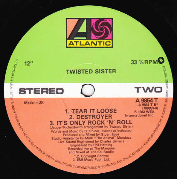 Twisted Sister - I Am (I'm Me)