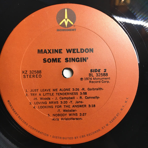 Maxine Weldon - Some Singin'