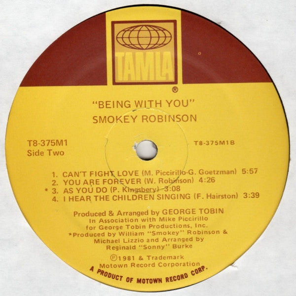 Smokey Robinson - Being With You