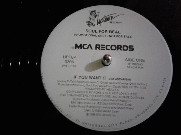 Soul For Real - If You Want It