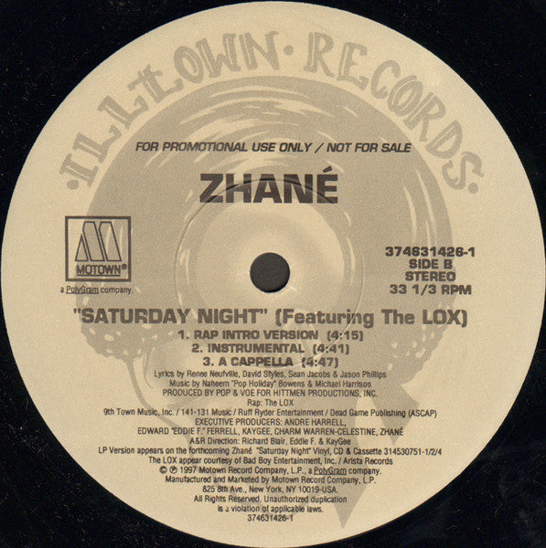 Zhané - Saturday Night