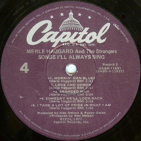 Merle Haggard - Songs I'll Always Sing
