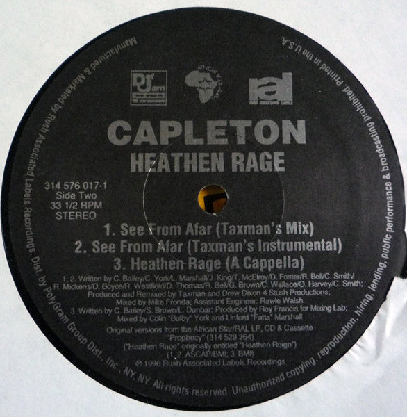 Capleton - Heathen Rage
