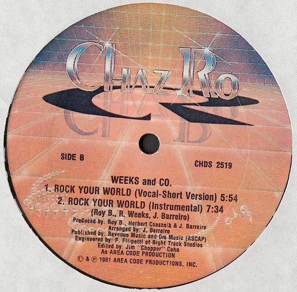 Weeks & Co. - Rock Your World