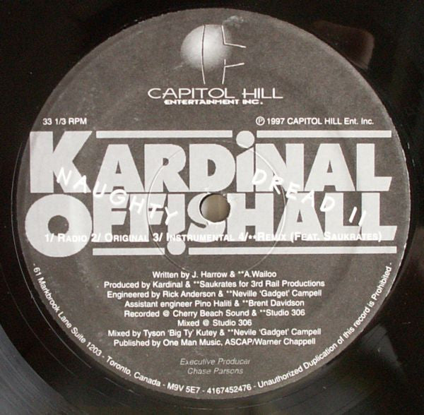 Kardinal Offishall - On Wit Da Show / Naughty Dread II