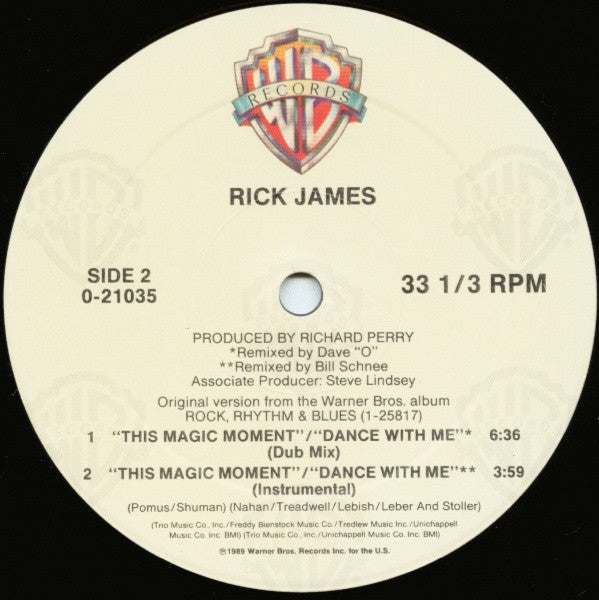 Rick James - This Magic Moment / Dance With Me