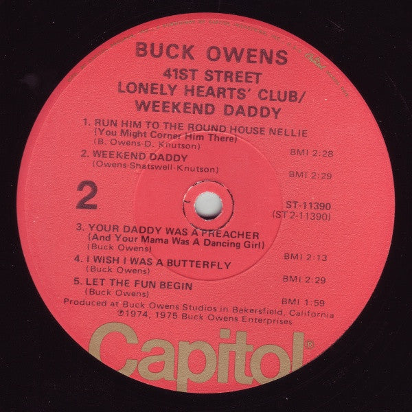 Buck Owens - 41st Street Lonely Hearts' Club / Weekend Daddy