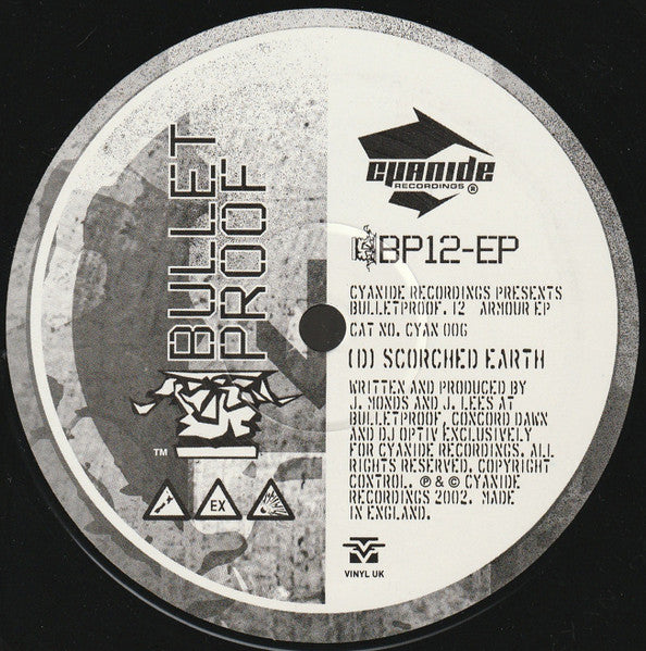 Bulletproof - 12" Armour EP