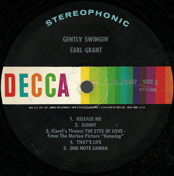 Earl Grant - Gently Swingin'