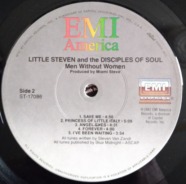 Little Steven And The Disciples Of Soul - Men Without Women