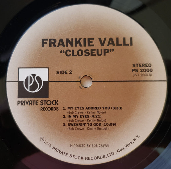 Frankie Valli - Closeup
