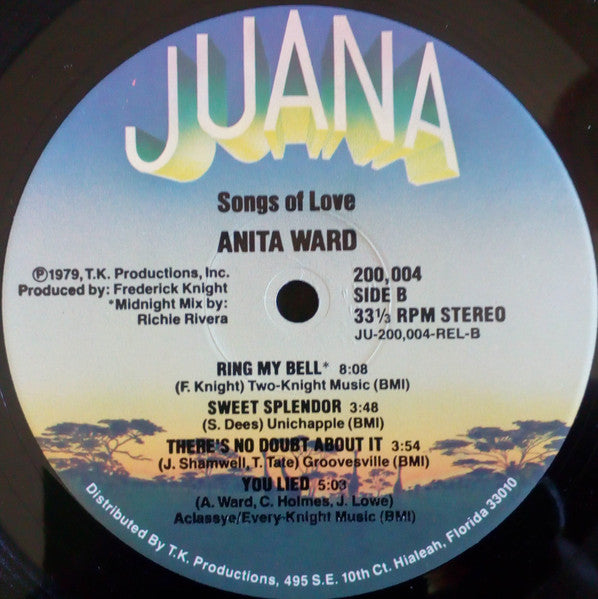 Anita Ward - Songs Of Love