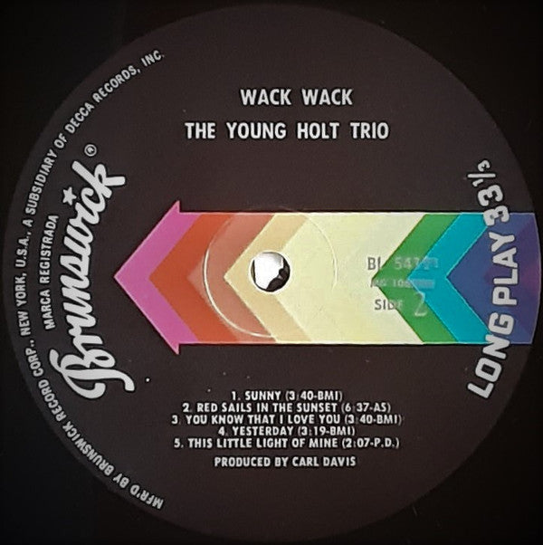 Young Holt Trio - Wack Wack