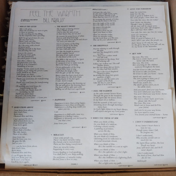 Bill Krauss (2) - Feel The Warmth