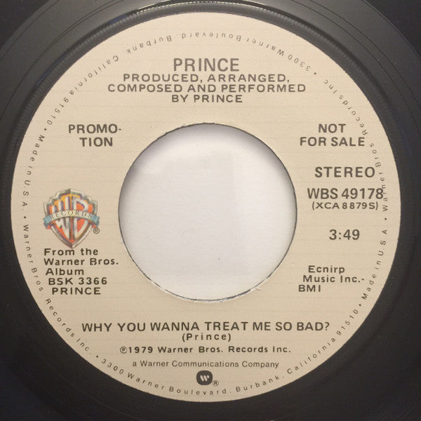 Prince - Why You Wanna Treat Me So Bad?