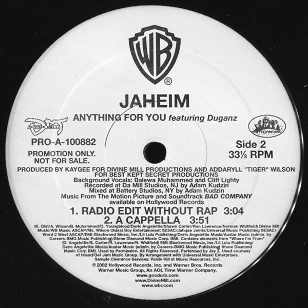 Jaheim - Anything For You