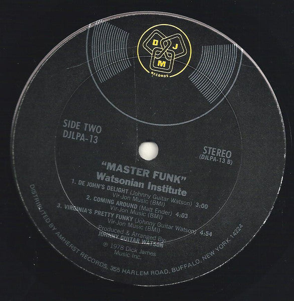Watsonian Institute - Master Funk