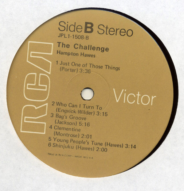 Hampton Hawes - The Challenge