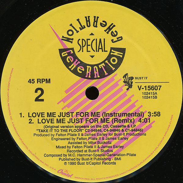 Special Generation - Love Me Just For Me