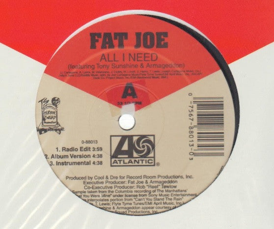 Fat Joe - All I Need / Take A Look At My Life