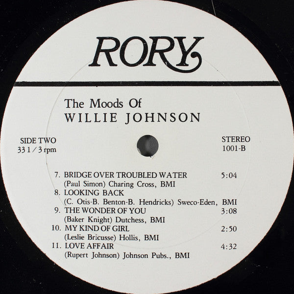 Willie Johnson (9) - The Moods Of Willie Johnson