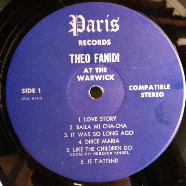 Theo Fanidi & His Orchestra - Theo Fanidi At The Warwick