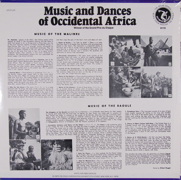 Unknown Artist - Music And Dances Of Occidental Africa