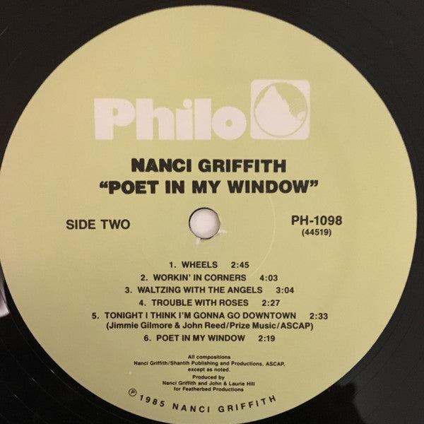 Nanci Griffith - Poet In My Window