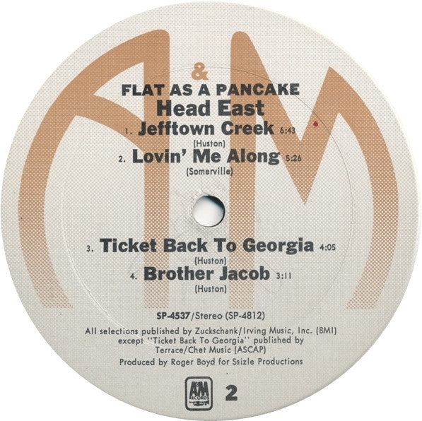 Head East - Flat As A Pancake