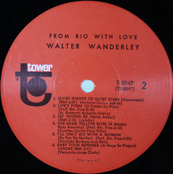 Walter Wanderley - From Rio With Love
