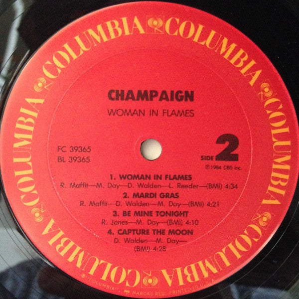 Champaign - Woman In Flames