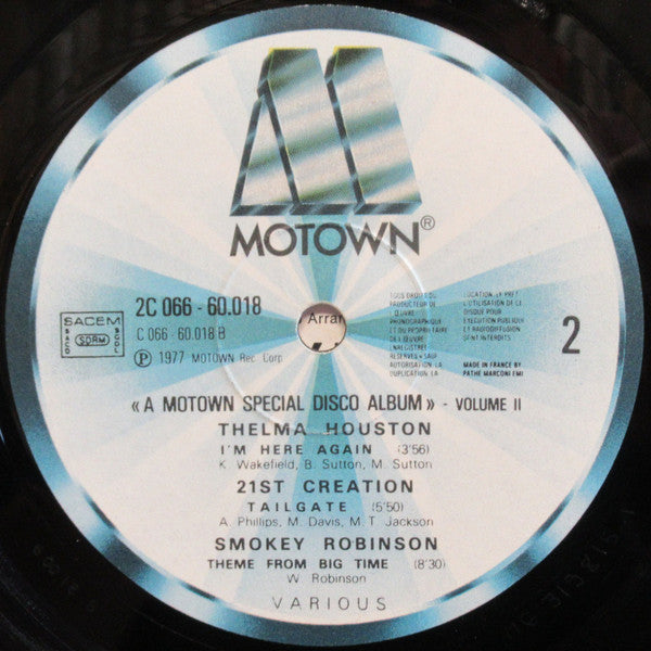 Various - A Motown Special Disco Album Volume 2