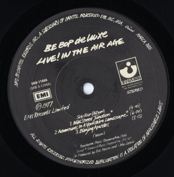 Be Bop Deluxe - Live! In The Air Age
